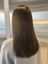 オーガニック リブ 川越(organic+live)&nbsp;20代30代◎韓国風春カラーオリーブベージュロング