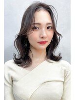 ココカラヘアー プラス(cococara‐hair plus) セミロングレイヤー 天使の羽バング 前髪なし