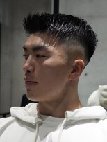 メッツ 原宿(METS)&nbsp;MEN'S/アップバングショート×フェード/ビジネスヘア