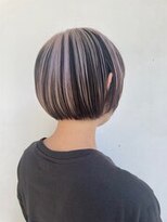 ヘアーメイクパウダー 天王寺寺田町店(Hair make powder) ナチュラルボブ大人ショートアンブレラカラー20代30代40代