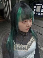 クレア 下北沢(CREA)&nbsp;ワンホンレイヤー/ミルクティーブロンド/ダークブルー/下北沢