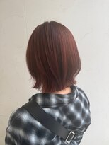 ジュエ ヘアー デザイン(Jue hair design)&nbsp;夏カラー/ピンクオレンジ/ピンクブラウン/ボブレイヤー/知立