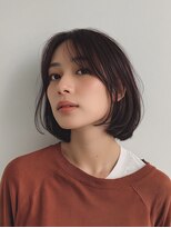 ロディーナコク 大口 新子安(rodina.coc) ミルクティーブロンド/ダークブルー/デジタルパーマ/大口新子安