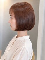 マテリア ヘアー デザイン(materia hair design) 大人可愛いコンパクトボブ×艶カラー
