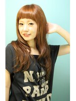 ヘアー アンダンテ(hair Andante)&nbsp;Andante 厚めバング☆ルーズロング