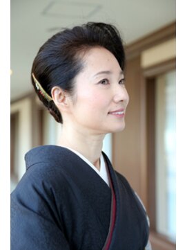 スカラ(Scala) 訪問着 留袖 アップスタイル 50代 着付け