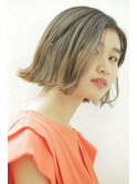 カジュアル色っぽブラントボブ（担当ハギワラマキ）