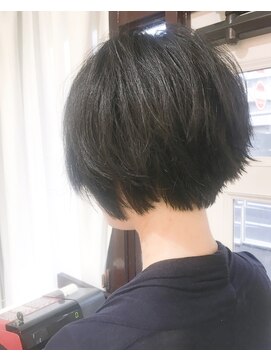 ヘアーアンドアトリエ マール(Hair&Atelier Marl) 【Marlお客様スタイル】黒髪ナチュラルショートボブ