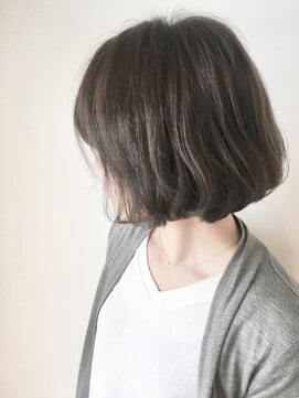 フレイムスヘアデザイン(FRAMES hair design) ふんわりボブ×柔らかグレージュ