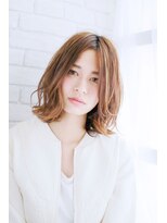 ズール 生田店(ZU LU)&nbsp;外ハネミディ[オススメハイライトカラー] ◎20代30代40代50代