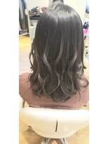 ノル(nol.)&nbsp;ミディアムミックスカール！Nドットカラーで圧倒的透明感