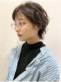 外ハネショートウルフ