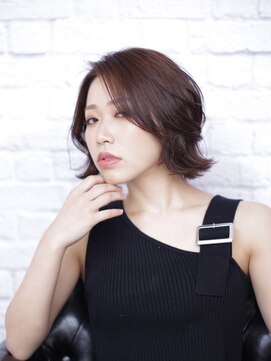 リヒト ヘアワークス(Licht HairWorks) 大人可愛い外ハネスリークボブ