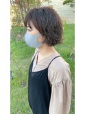 ミニボブパーマ/ボブパーマ/前髪パーマ/ニュアンスカラー