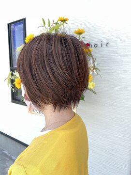 リブヘア(LiB hair) ショートボブ×ライトベージュ