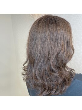 ヘアーアンドメイク ドレス(DRESS) ブリーチ無し　白髪ぼかしカラー