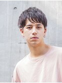 小久保style☆チャコールグレーかきあげニュアンスマッシュ