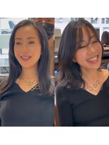 アフロート ギンザ(AFLOAT GINZA)&nbsp;AFLOAT GINZA【仲道 弘泰】2wayバング【before→after】