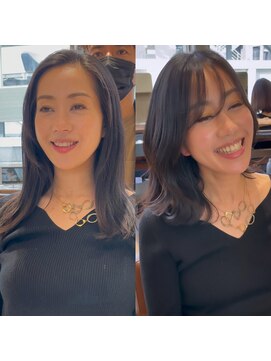 アフロート ギンザ(AFLOAT GINZA) AFLOAT GINZA【仲道 弘泰】2wayバング【before→after】