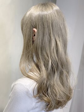 ウィステリア 銀座(WISTERIA) 【WISTERIA】ミルキーベージュダブルカラーホワイトブロンド