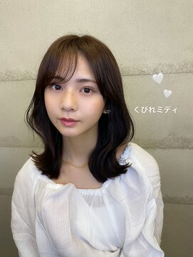 フォンズ(FONS) くびれミディ　くびれヘア　シースルー前髪　学割あり