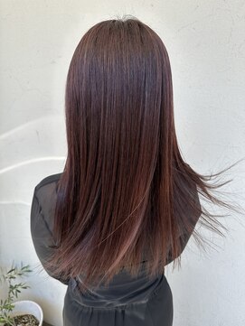 ヘアーアンドメイク ジャム(hair&make Jam) ピンク系カラー