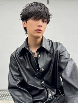 エイミー(Aimee)の写真/【カット+パーマ+Tr¥8０00】360度モテる最旬スタイルに☆仕事ができる男を演出!!ツイストメニューも◎