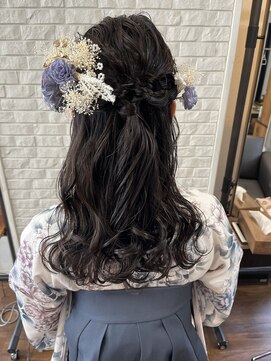 ザブックハンドサロン(The book hand salon) 袴×ヘアアレンジ