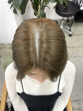 アル 心斎橋(alu) ブリーチなしオリーブベージュ