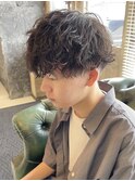 メンズ/パーマ/波巻き/スパイラル/高橋