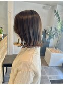 切りっぱなしボブ