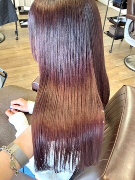 ヘアーアイスカルテット(HAIR ICI QUARTET) 10代20代大人可愛い透明感ピンクチェリーレッドブリーチ質感改善