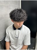 MEN'S HAIR カルマパーマ ダークアッシュ ニュアンスパーマ 