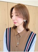 イメチェン/ホワイトブロンド/外ハネボブ/美髪/栄l28