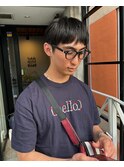 ナチュラルなメンズショート/短髪/刈り上げなし