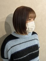 アルレン(Allen)&nbsp;インナーカラー　切りっぱなしボブ　宇都宮