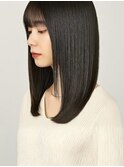髪質改善ツヤ感艶髪大人女子縮毛矯正ストレート可愛い