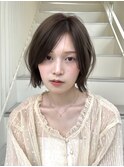 ボブ ボブカット ボブヘア ミニボブ レイヤーボブ　切りっぱなし