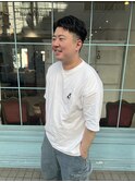 メンズパーマショートパーマ刈り上げショート