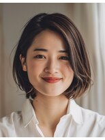 ルシードスタイル アウラ 松戸市五香(LUCIDO STYLE Aura) うる艶サラサラショート【松戸#五香#白髪染め#カラー#髪質改善】