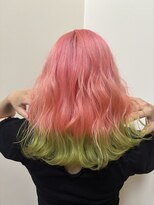 チャンプ 高の原店(Champ)&nbsp;裾カラーにボブスタイル