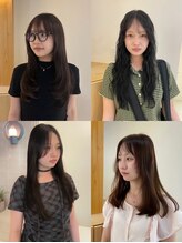 《rio》骨格に合わせ動きやまとまりを大切にシンプルで印象に残るロングレイヤー〈Instagram〉@neelu_rio