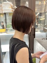 ミィ 表参道(mee.) 似合わせカット ボブヘア 縮毛矯正 ミニボブ 切りっぱなしボブ