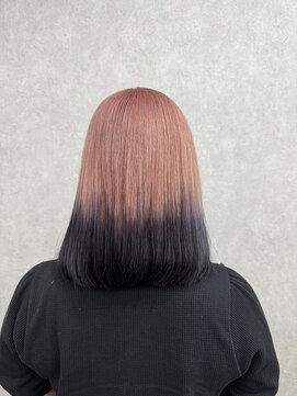 アン ブリーチ 大宮駅東口店(UN BLEACH) ピンクベージュグラデーションカラー♪