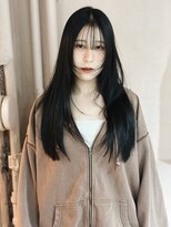 ネウィ 調布(newi)&nbsp;ブルーブラック/ロングレイヤー/顔まわり