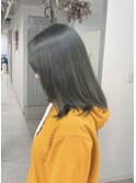 艶髪　オリーブグレー　透明感カラー　【博多】