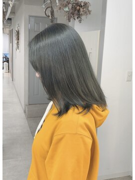 シェノン(Chainon.) 艶髪 オリーブグレー 透明感カラー 【博多】