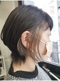 イヤリングカラーダークアッシュミルクティーベージュ