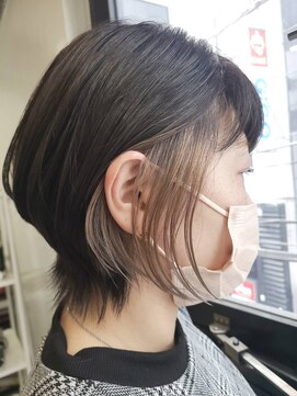 モナン(monan) イヤリングカラーダークアッシュミルクティーベージュ