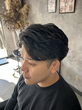 段 大人なニュアンスパーマ